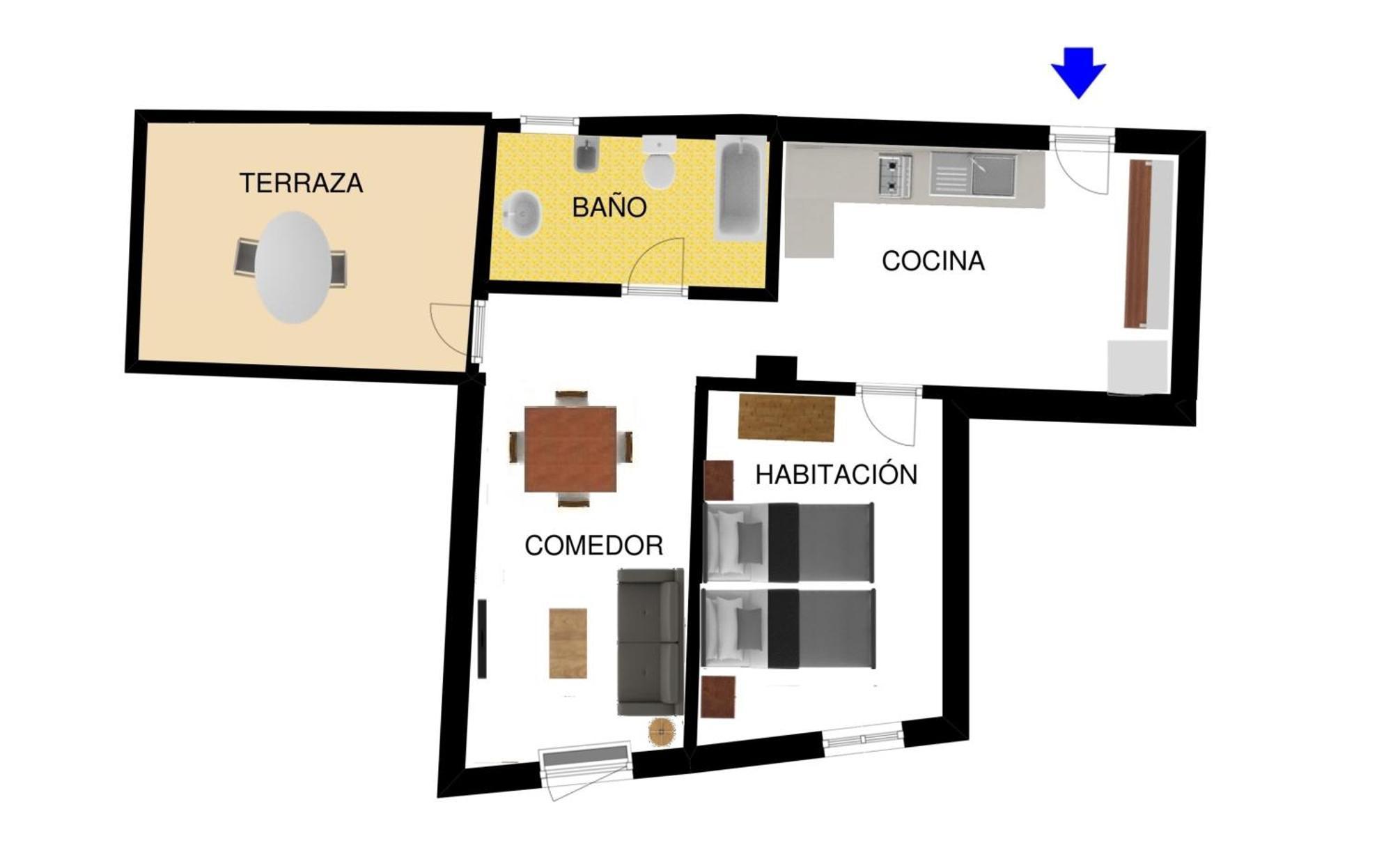 La Muntanya - Apartamentos Rural Guadalest Benimantell Oda fotoğraf
